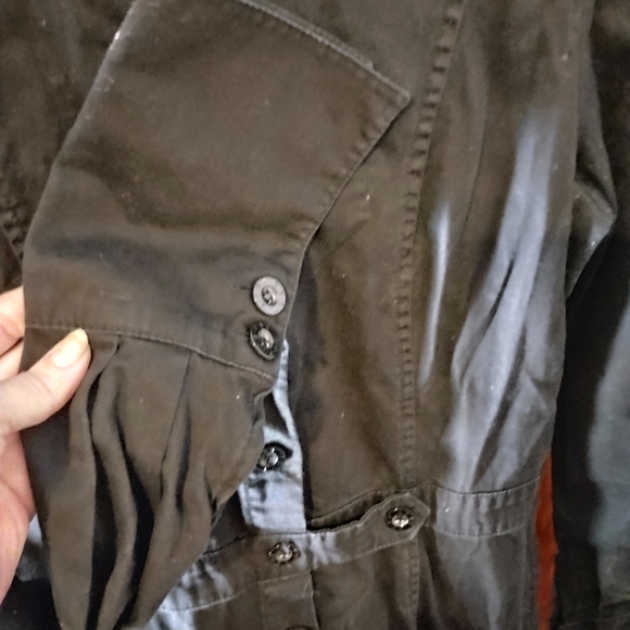 Elegant Black Long Sleeve Dress - Picture 2 of 6